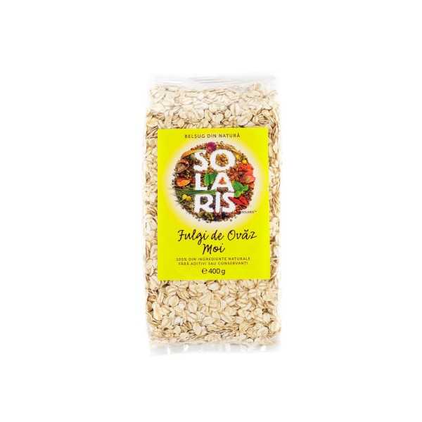 Fulgi de ovaz moi, 400g, Solaris