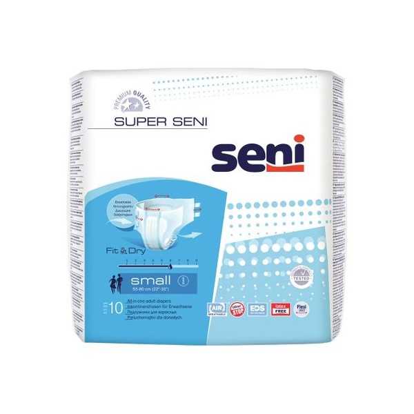 Scutece pentru adulti Super Seni, Small, 10 bucati, Seni