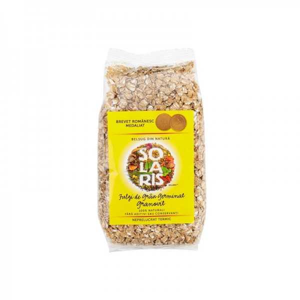 Fulgi de grau germinat Granovit, 350g, Solaris