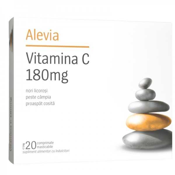 Vitamina C 180mg, 20 comprimate, Alevia