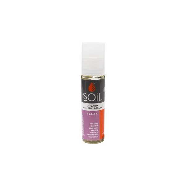 Roll-On Relax cu uleiuri esentiale pure organice ECOCERT, 11ml, Soil