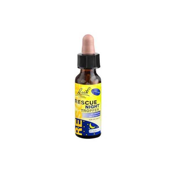 Rescue Night Picaturi fara alcool, 10ml, Bach Originals Flowers Remedies