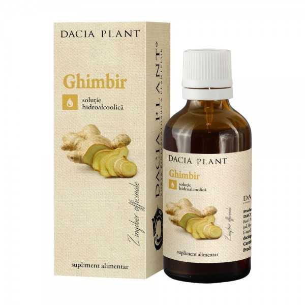 Tinctura de ghimbir, 50ml, Dacia Plant