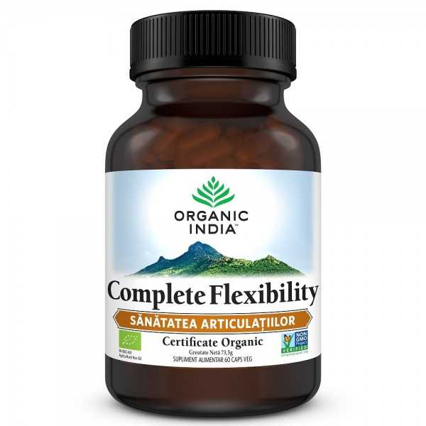 Complete Flexibility Sanatatea Articulatiilor, 60 capsule, Organic India