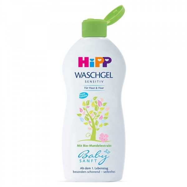 Gel de dus BabySanft pentru par si corp, 400 ml, HiPP