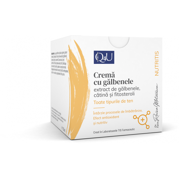 Crema cu galbenele Q4U, 50ml, Tis Farmaceutic