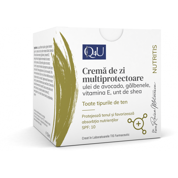 Crema de zi multiprotectoare Q4U, 50ml, Tis Farmaceutic