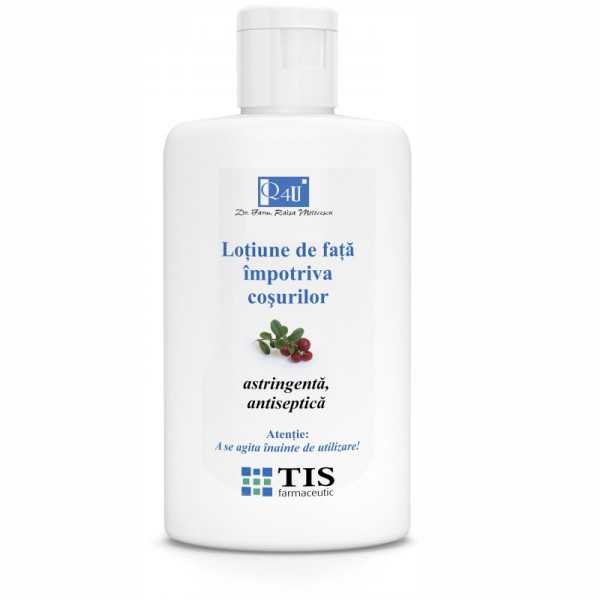 Lotiune de fata impotriva cosurilor Q4U, 60ml, Tis Farmaceutic