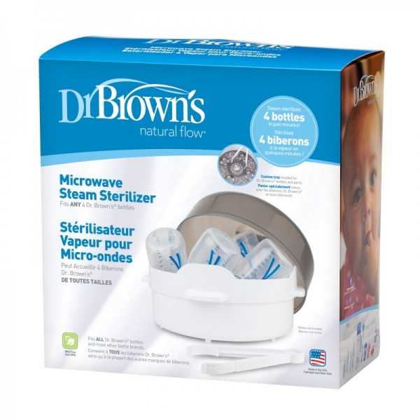 Sterilizator cu aburi pentru cuptorul cu microunde, 1 bucata, Dr. Brown's