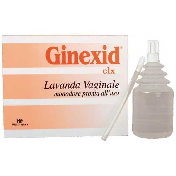 Ginexid clx dus vaginal, 3 flacoane, Farma-Derma