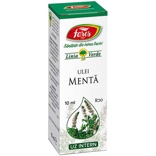 Ulei esential de menta R20, 10ml, Fares