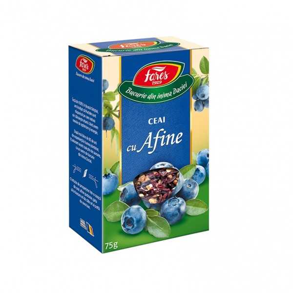 Ceai cu afine, 75g, Fares