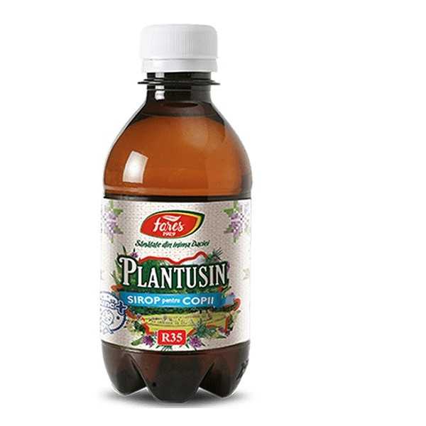 Sirop pentru copii Plantusin, 250ml, Fares