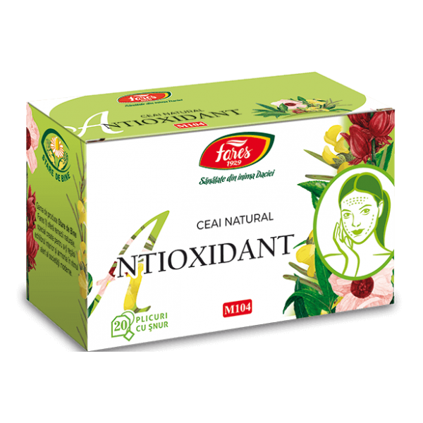 Ceai Antioxidant, 20 plicuri, Fares