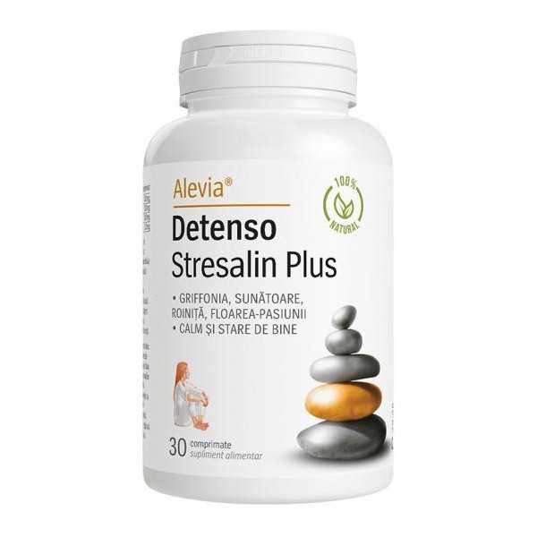 Detenso Stresalin Plus, 30 comprimate, Alevia