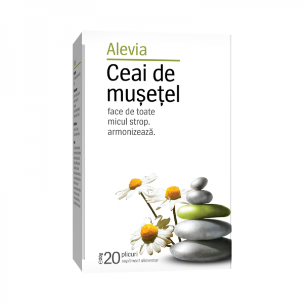 Ceai de musetel, 20 plicuri, Alevia