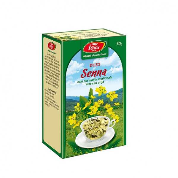 Ceai frunze de senna, 50g, Fares