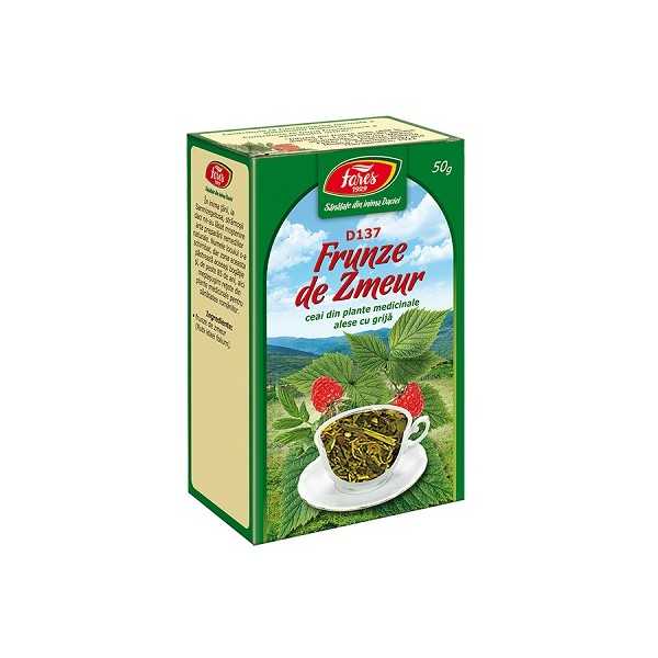 Ceai frunze de Zmeur D137, 50g, Fares