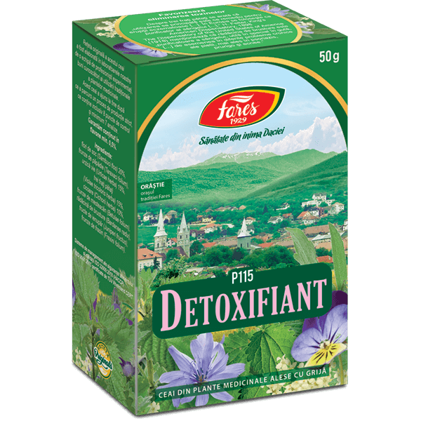 Ceai detoxifiant P115, 50g, Fares