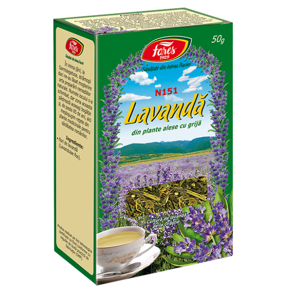 Ceai de levanda, 50g, Fares