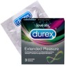 Prezervative Extended Pleasure, 3 bucati, Durex