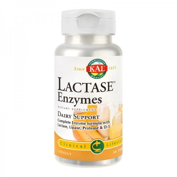 Lactase Enzymes Kal, 30 tablete, Secom