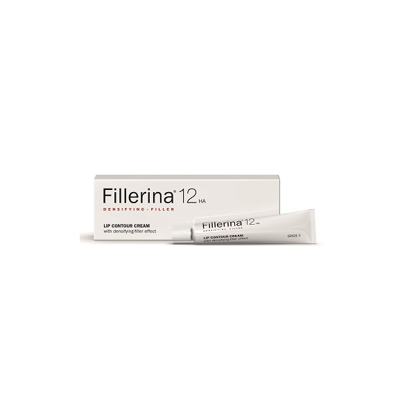 Crema pentru conturul buzelor Grad 3 Fillerina 12HA Densifying Filler, 15ml, Labo