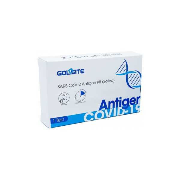 Test rapid antigen saliva COVID19 SARS-COV2, 1 bucata, Goldsite