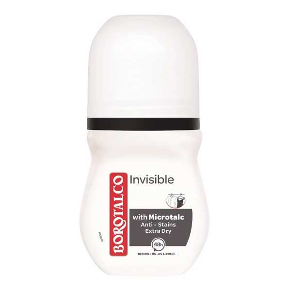 Deodorant roll-on Invisible, 50ml, Borotalco