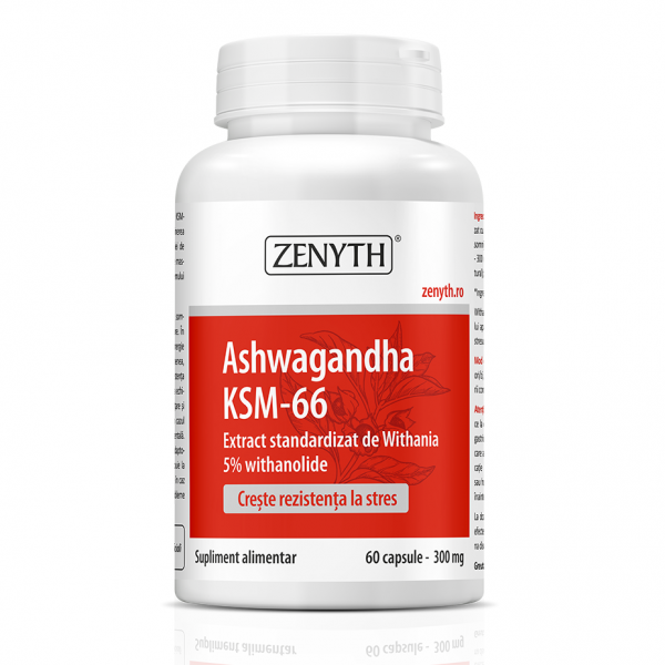 Ashwagandha KSM-66, 60 capsule, Zenyth