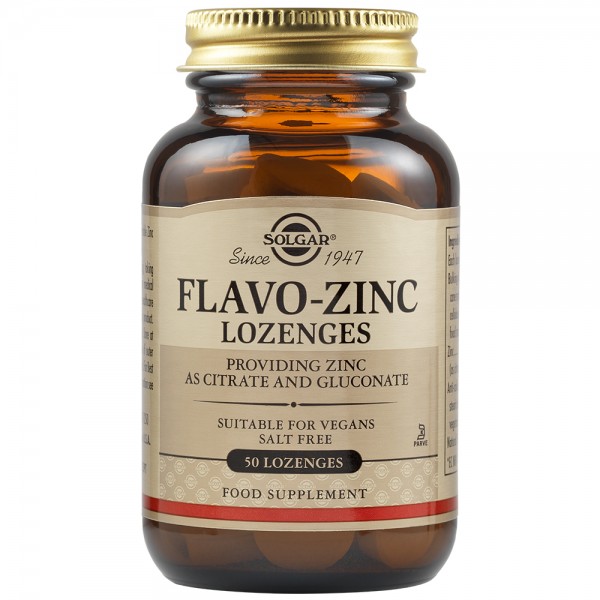 Flavo Zinc, 50 tablete, Solgar