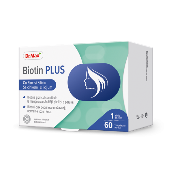 Dr.Max Biotin Plus, 60 comprimate filmate