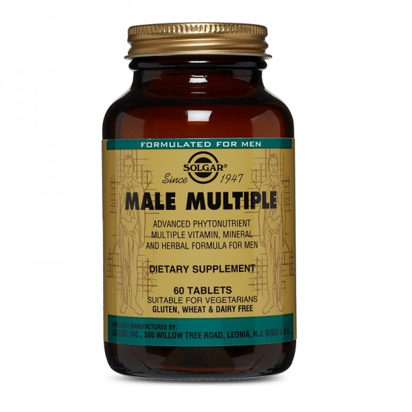 Multivitamina Male Multiple pentru barbati, 60 tablete, Solgar