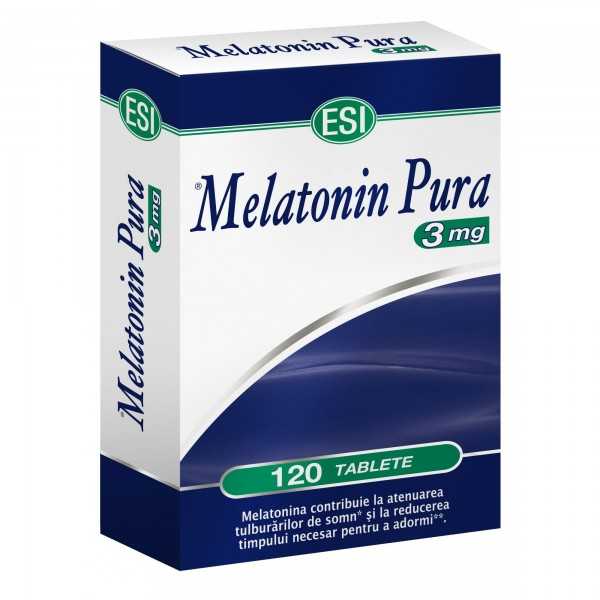 Melatonina Pura, 3 mg, 120 comprimate, Esi Spa