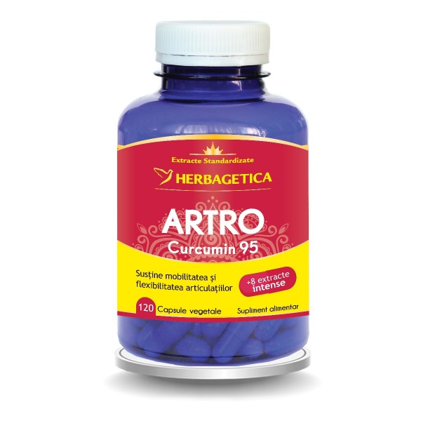 Artro + Curcumin 95, 120 capsule, Herbagetica