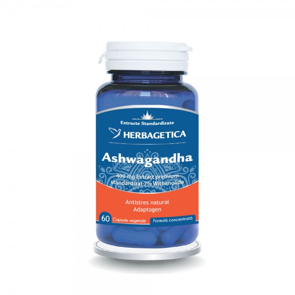 Ashwagandha, 60 capsule, Herbagetica