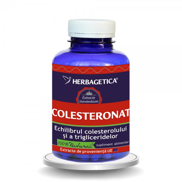 Colesteronat, 120 capsule, Herbagetica