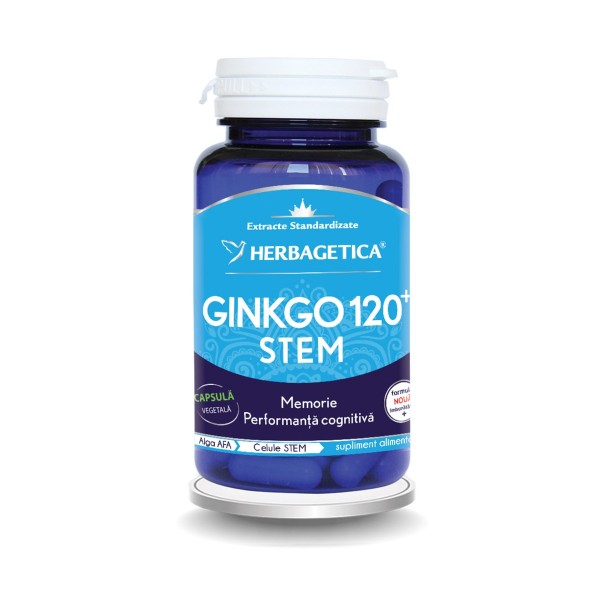 Ginkgo 120+ Stem, 30 capsule, Herbagetica