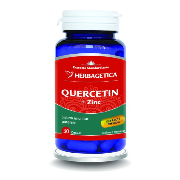 Quercetin + Zinc, 30 capsule, Herbagetica