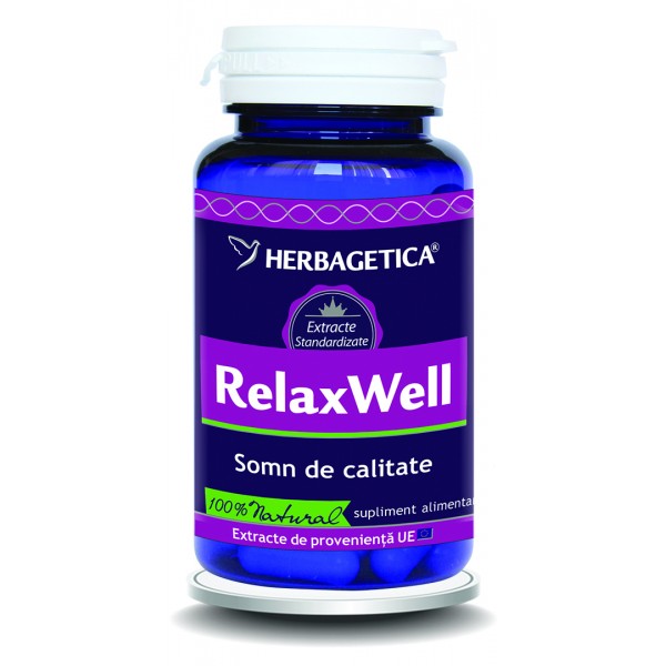 Relax Well, 60 capsule, Herbagetica