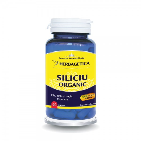 Siliciu Organic, 60 capsule, Herbagetica