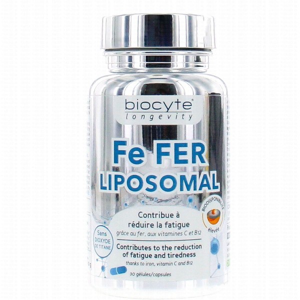 Fier Lipozomal, 30 capsule, Biocyte