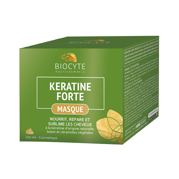 Masca de par Keratine Forte, 100ml, Biocyte