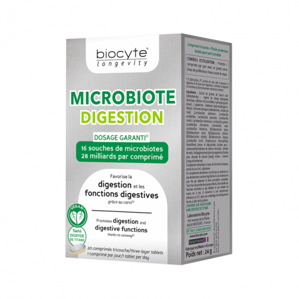 Microbiote Digestion, 20 comprimate, Biocyte