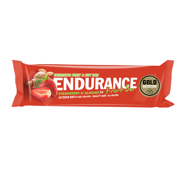 Baton Endurance Fruit Bar Capsuni, 40g, Gold Nutrition