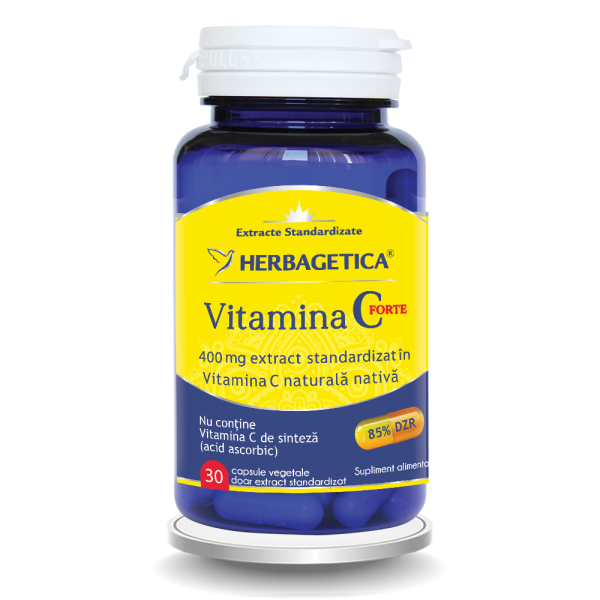 Vitamina C Forte 400mg, 30 capsule, Herbagetica