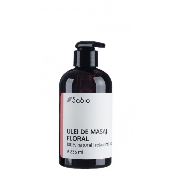 Ulei de masaj floral, 236ml, Sabio