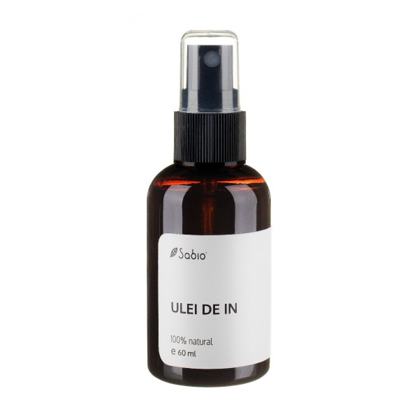 Ulei de in presat la rece, 60ml, Sabio