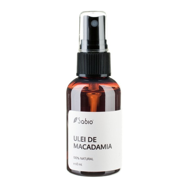 Ulei de macadamia, 60ml, Sabio