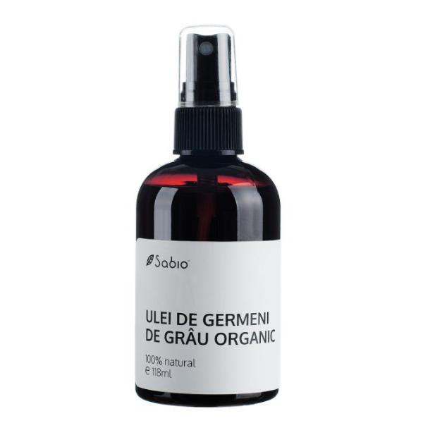 Ulei de germeni de grau organic, 118ml, Sabio